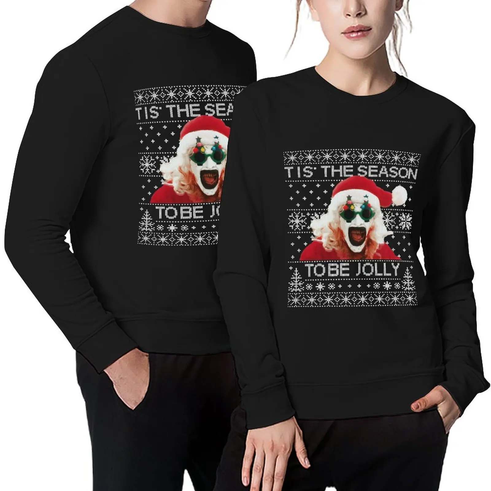 

Terrifier 3 Santa Christmas Pullover mens clothes mens designer clothes autumn new products tracksuits winter man sweatshirt