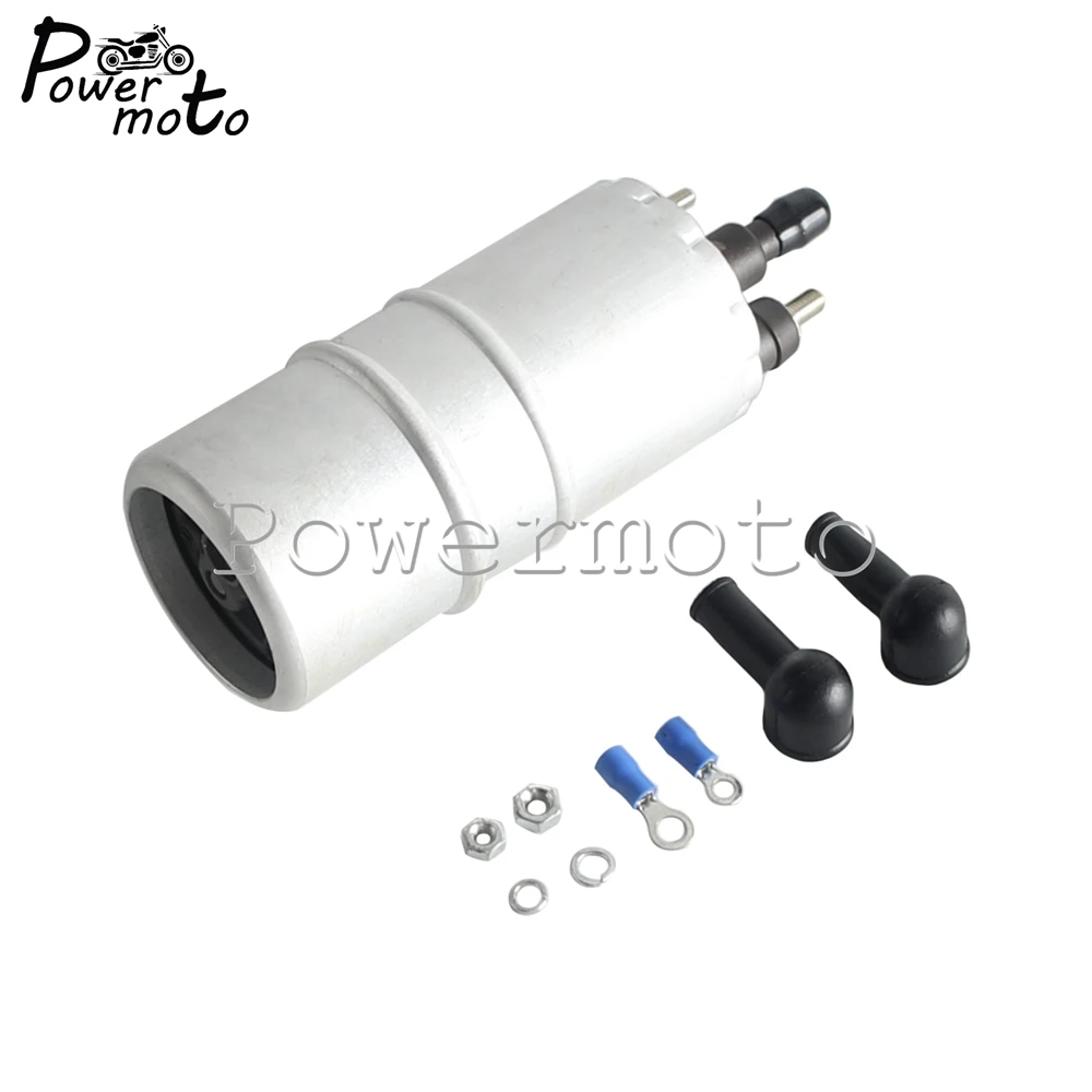 Motorcycle Gas Fuel Pump 12V 52MM For BMW K Series K1 K75 K100 K1100LT 100-120L/H Direct Replacement 16121460452 16121461576