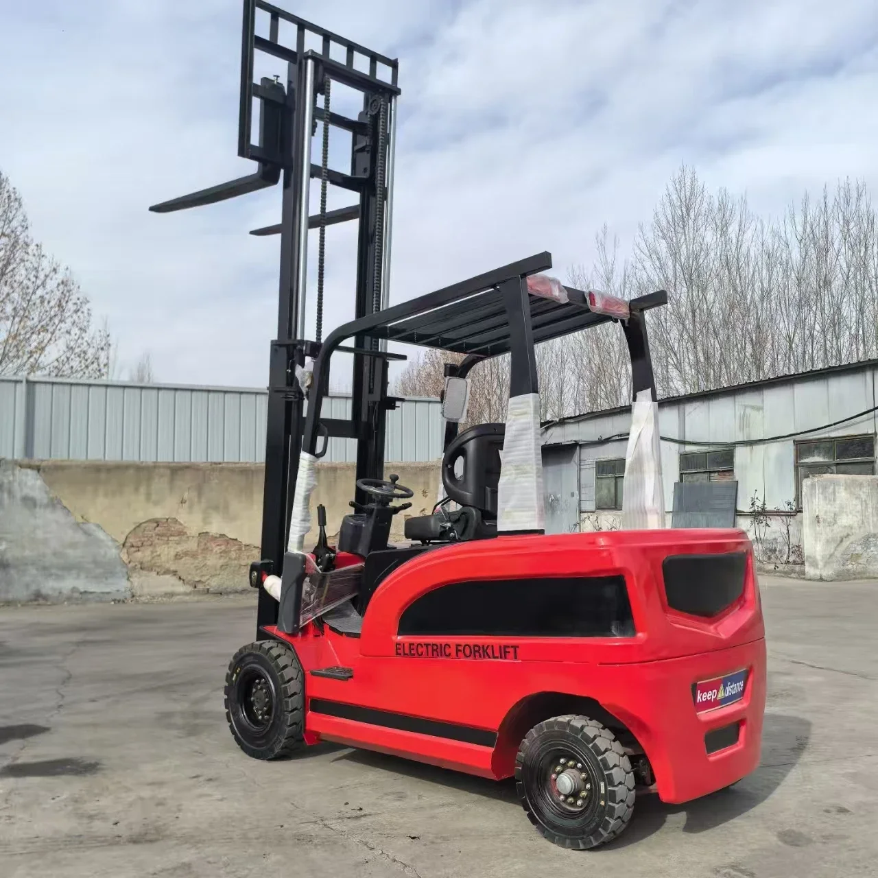 

YG Customized Big Discount Electric Forklift 5 Tons Lifting Height 3m Rough Terrain Forklift Crane