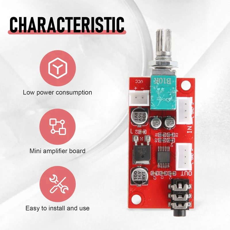 Headphone Amplifier Board MAX4410 Miniature Amp Can Be Used As A Preamplifier Instead Of NE5532