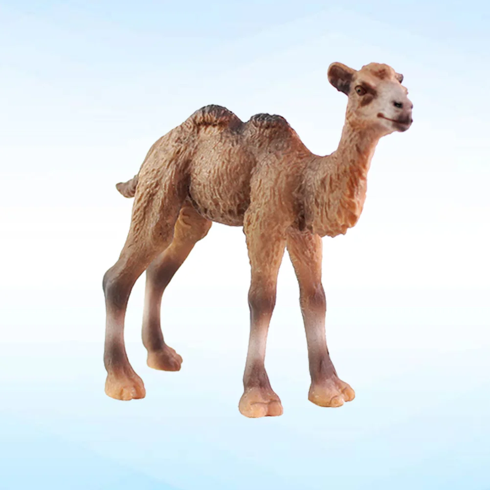 Camel Model Animal Kids Toy Simulation Children’s Toys Figure Childrens Ornament