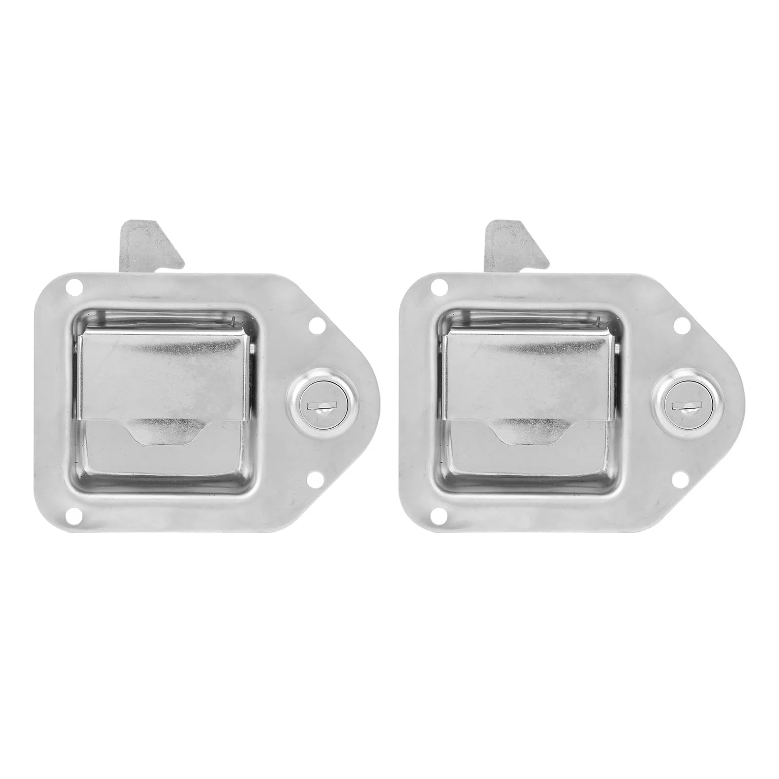 Zamek do skrzynki narzędziowej do ciężarówki, stal nierdzewna, z kluczykami, do przyczepy kempingowej, UTV, ATV, skrzynki narzędziowej, hit