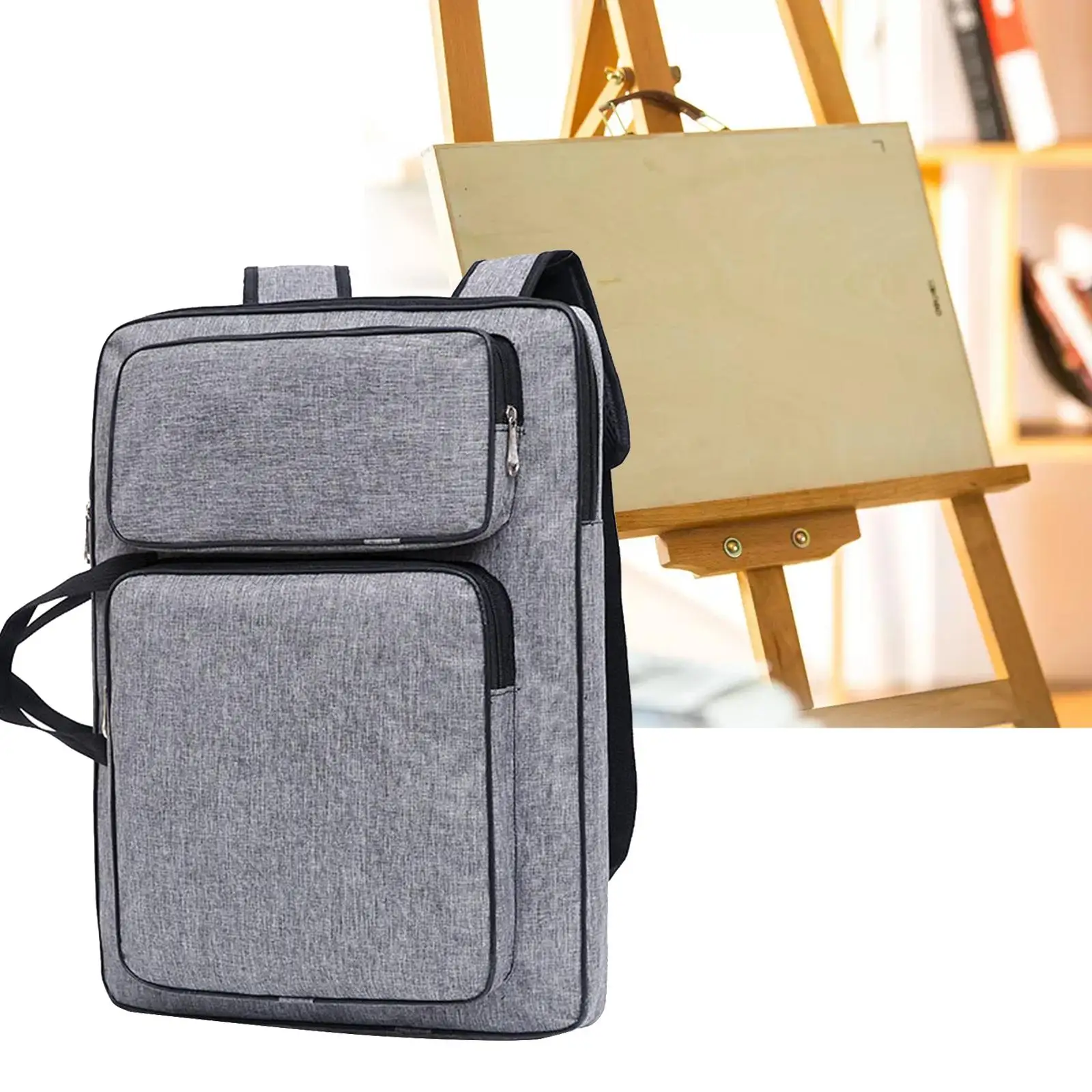 Multifunctional Artist Portfolio Backpack – Drawing & Sketching Travel Case 5
