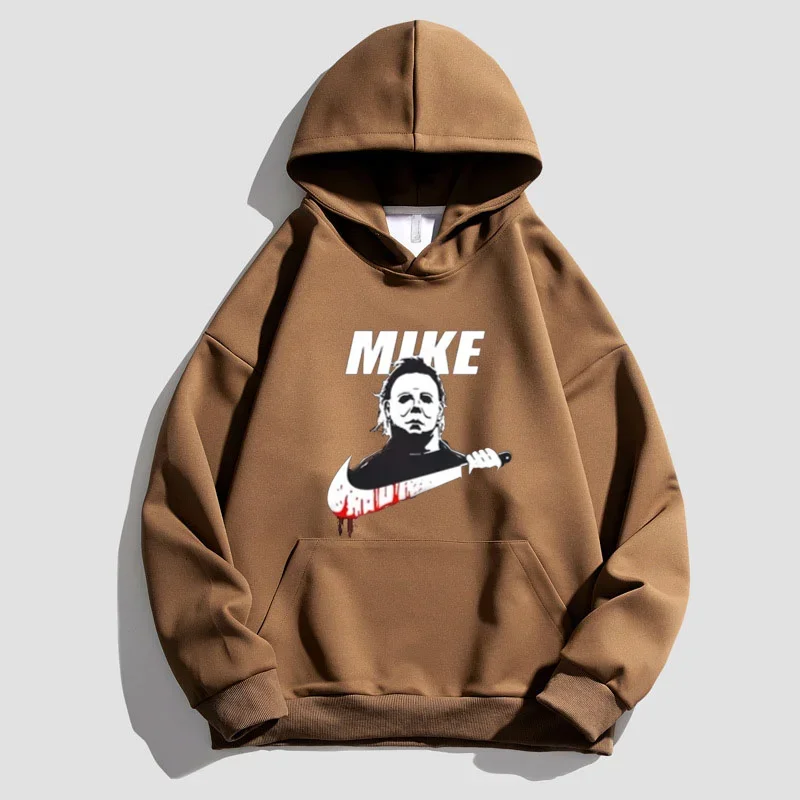 Halloween Michael Myers Hoodie Men Women Horror Movie Hip Hop Hoodies Sweatshirts Coats Pullover Fleece Sweater Brand Clothes