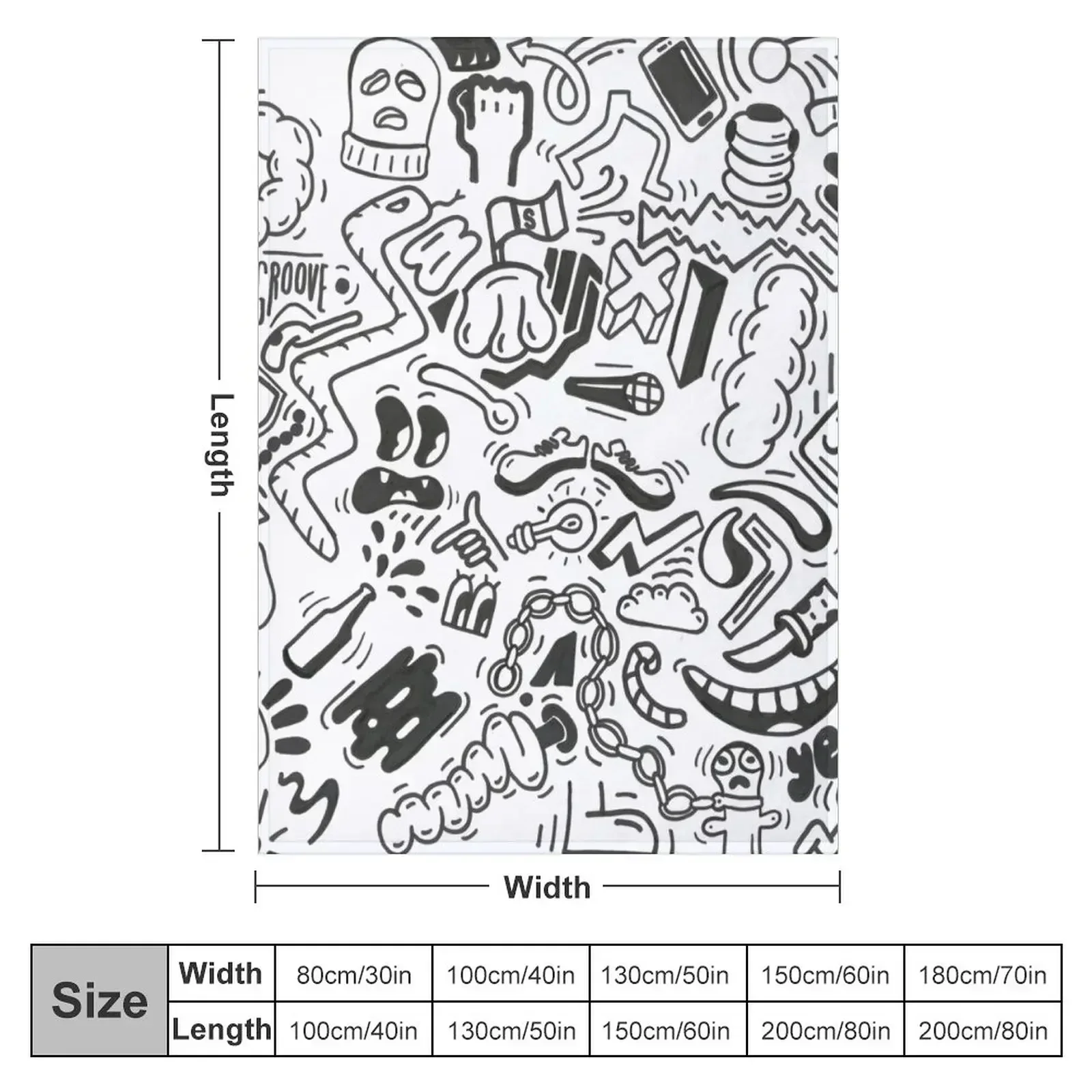 Funky Fresh Throw Blanket Flannels Summer Beddings Large Summer Blankets
