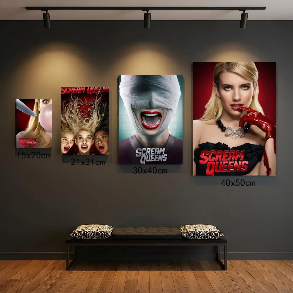 tv series S-Scream Queens-S Painting Calligraphy Elegant Botanical Decor for Living Room Modern Interior Design