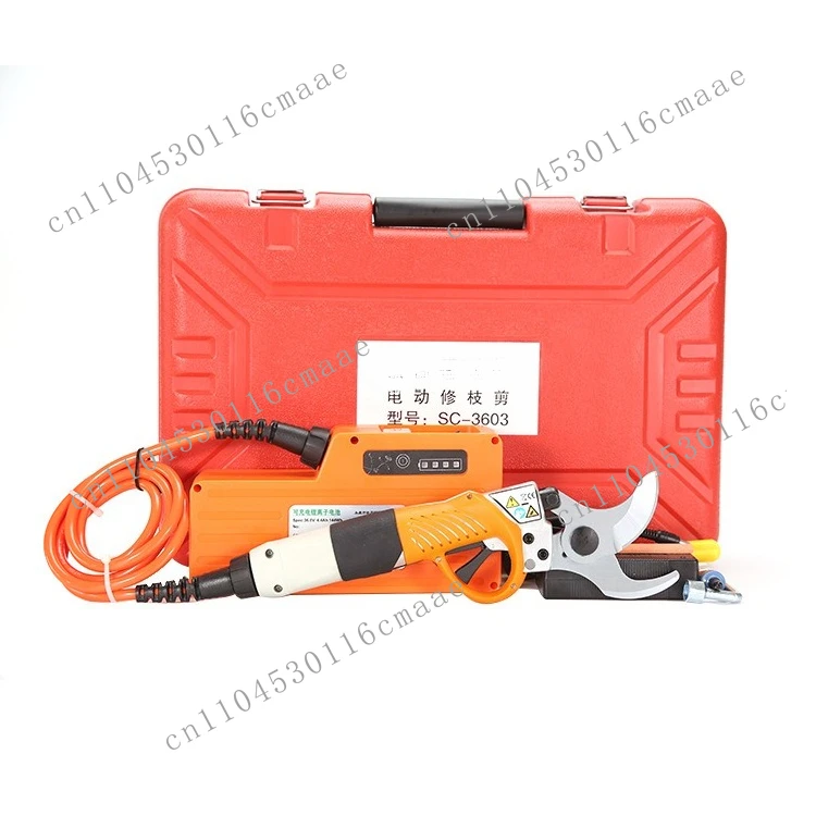 4.5cm lithium battery pruning shears handheld gardening shears rechargeable coarse branch fruit tree scissors electric