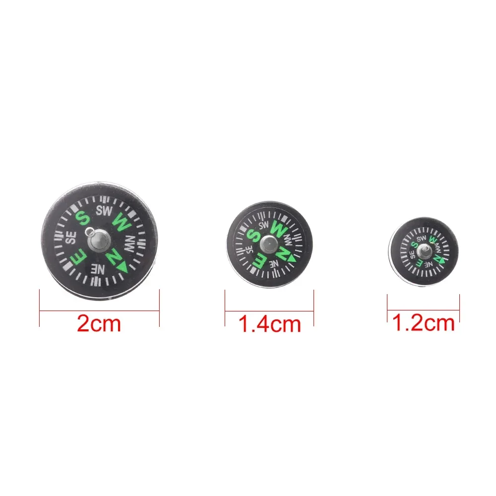 1/50/100 PCS Mini Camping Hiking Oil Filled Compass Navigation Handheld Accurate Compass Survival Compasses Practical Guider