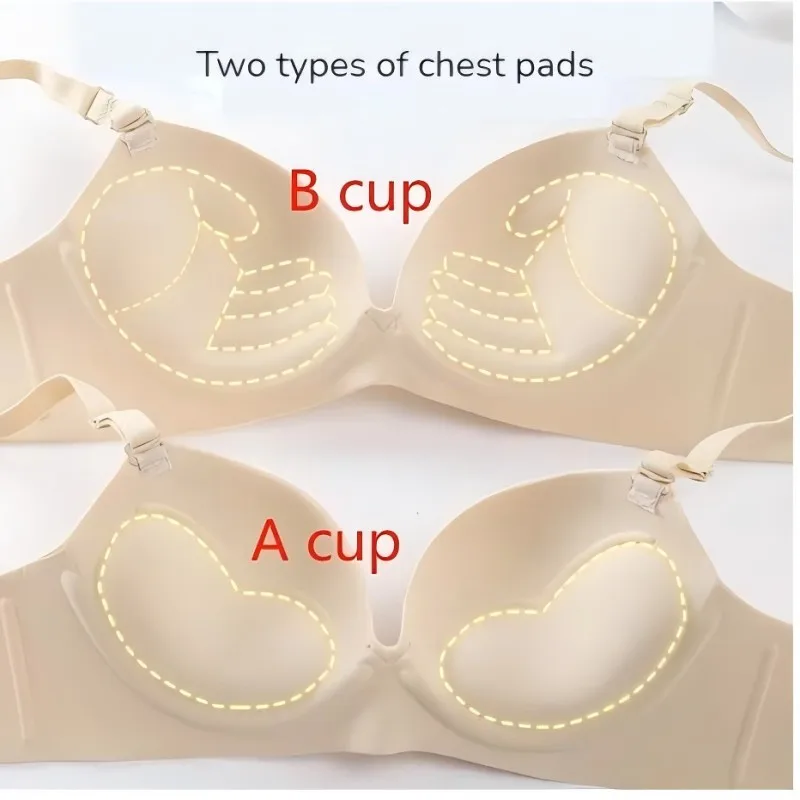 Women Seamless Bra Sexy Push Up Bralette No Wire Girls Students Breathable Lingerie Fashion 3/4 Cup Wireless Female Lingerie