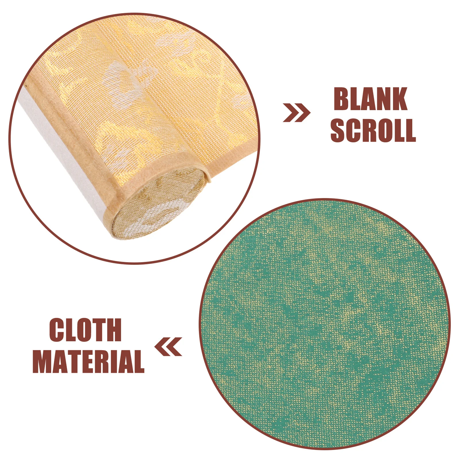 

Chinese Calligraphy Paper Scroll Blank Drawing Sheet for Brush Writing Watercolor Art Retro Style Wall Hanging Decoration Craft