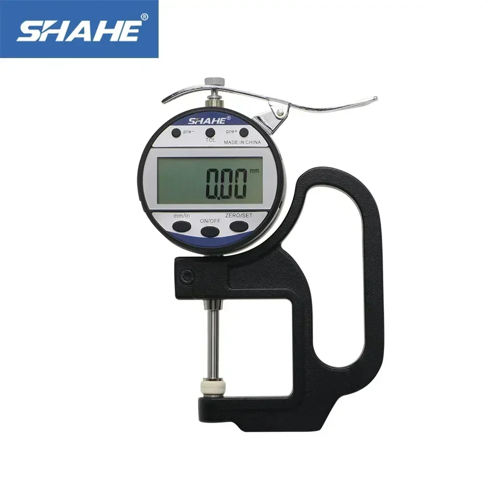 0.01mm 0-25mm Thickness Gauge High Precision Digital LCD Leather Thickness Gauge Meter Precision Thickness Gauge