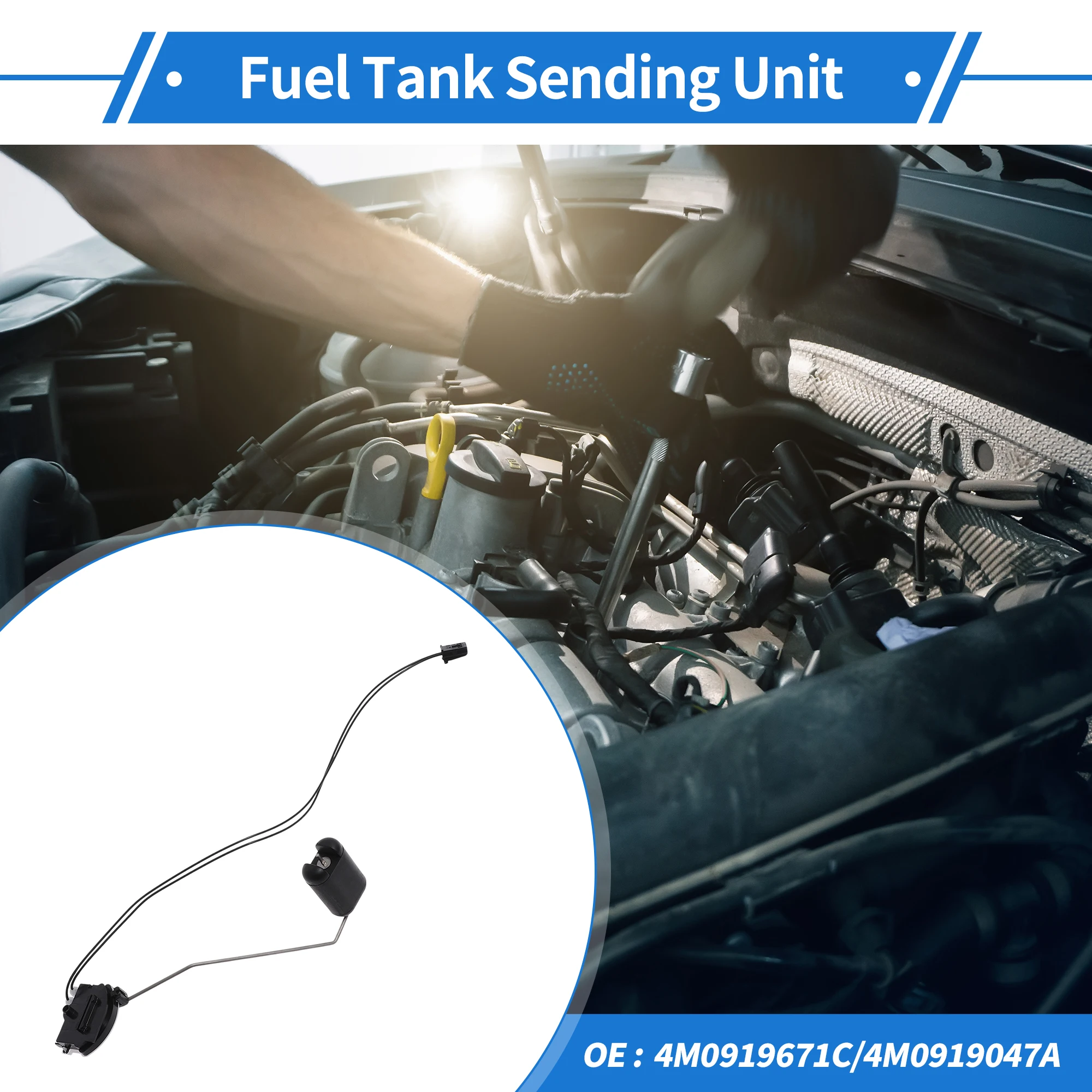 UXCELL Fuel Tank Sending Unit Compatible for Audi A7 2019-2024 No.4M0919671C/4M0919047A