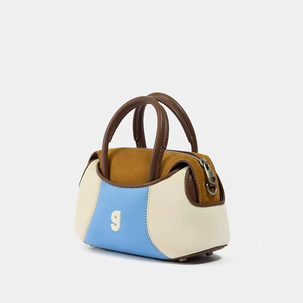 

KUNOGIGI Fashion 2025 Baseball Boston Bag Small Women's Commuter Shoulder Bag