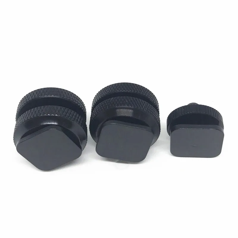 전문 1/4 "3/8" 듀얼 너트 삼각대 마운트 나사, 블랙 플래시 핫 슈 어댑터 스탠드, 카메라 스튜디오 액세서리