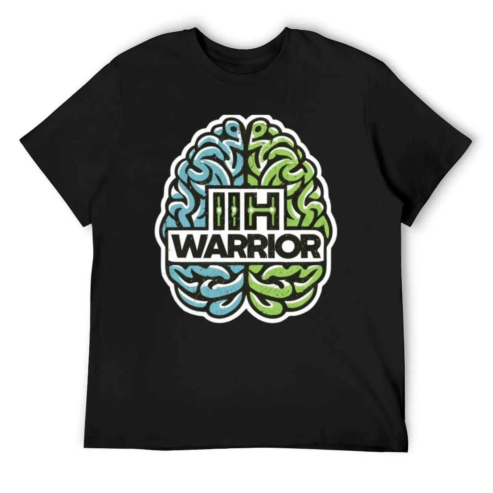 Idiopathic Intracranial Hypertension Awareness Hope Ribbon Hearts IIH Warrior T-Shirt street wear men graphic t shirts