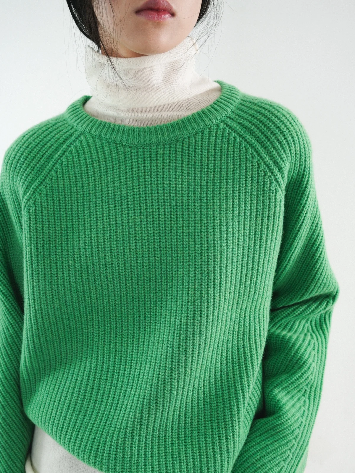 

Женский классический вязаный свитер Moo Thi из шерсти с круглым вырезом, в полоску, мягкий, для повседневной носки и поездок на работу