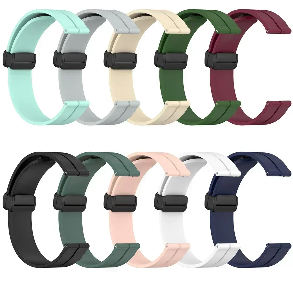 Silicone Strap For Omega X Swatch Joint MoonSwatch Planet Watch Band Metal Magnetic Buckle Wristband Replacement Bracelet Correa
