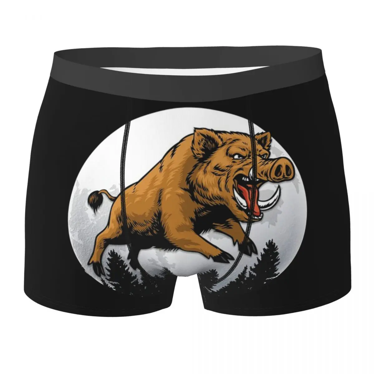 

Трусы-боксеры, шорты, трусы для охотника на кабана, свиньи, мужское удобное нижнее белье для мужчин, подарки бойфренду