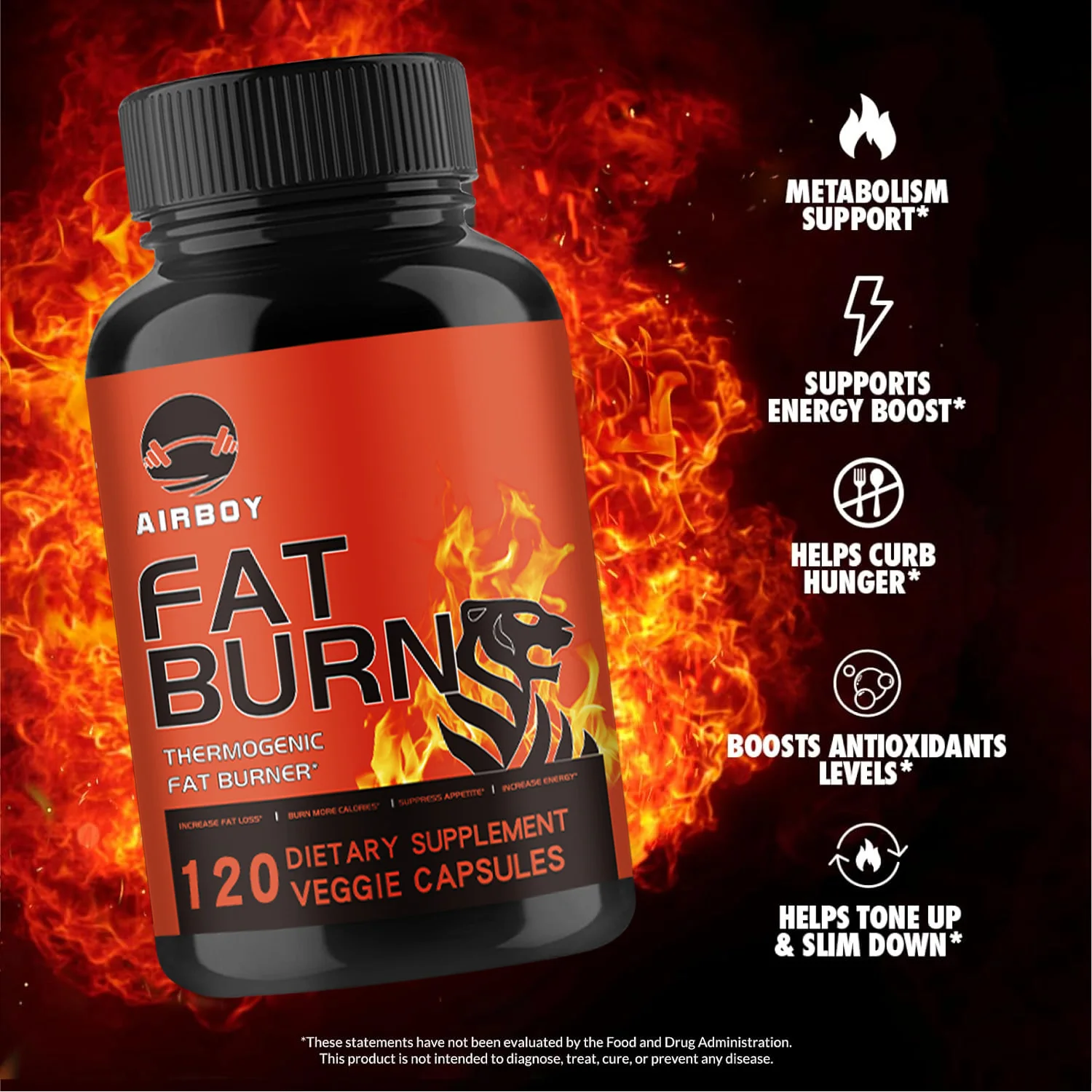 Burn-XT Fat Burner - Burn Calories, Suppress Appetite, Detoxify, Promote Digestive Health