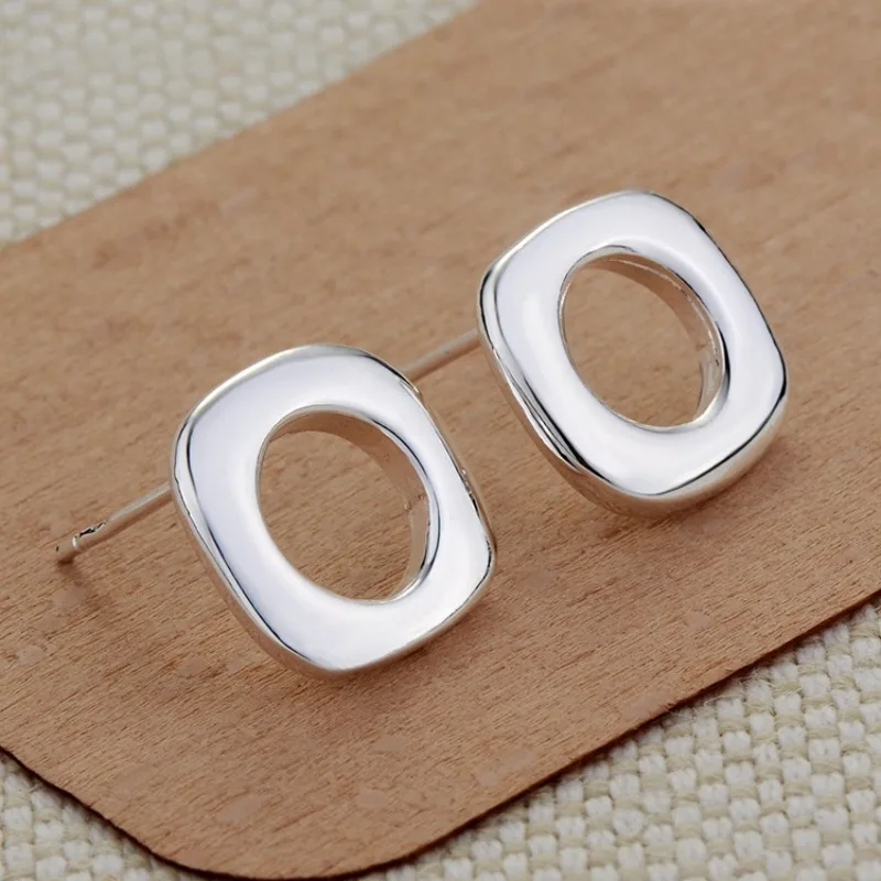 Neue Ohrringe aus 925er-Sterlingsilber, hohe Qualität für Frauen, exquisiter Hochzeitsschmuck, elegante weibliche Accessoires, modische Party