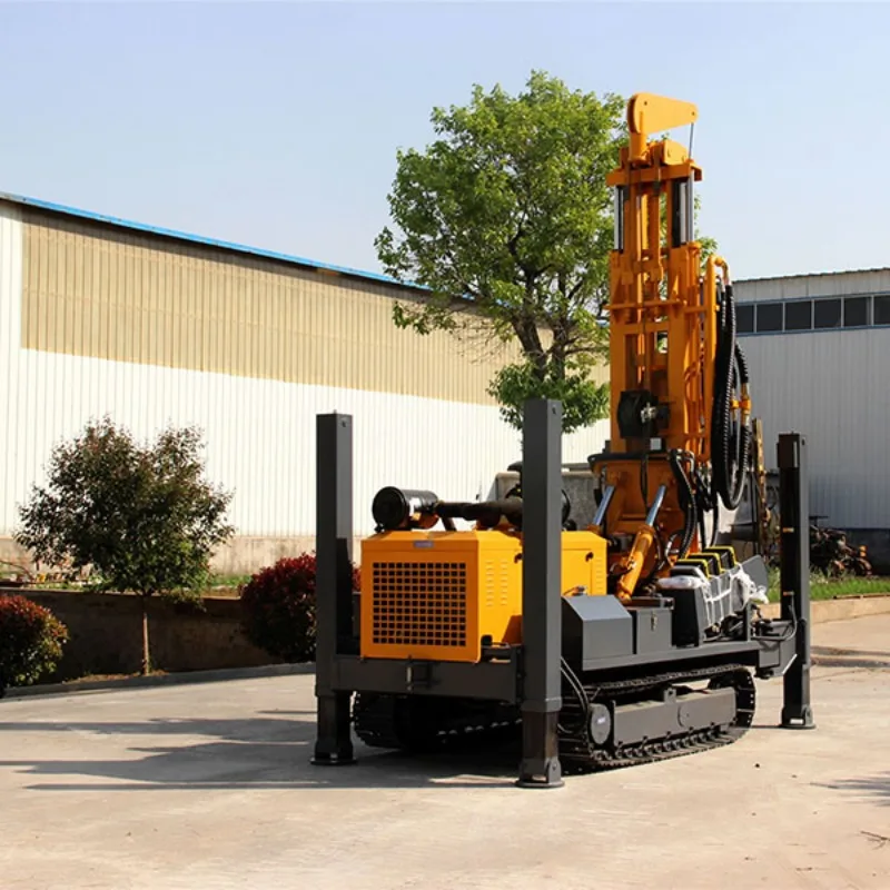 Water Well Drilling Rig Machine Hydraulic Water Well Drilling Rig Mud Pump and Air DTH Borehole Drill Rig Machine