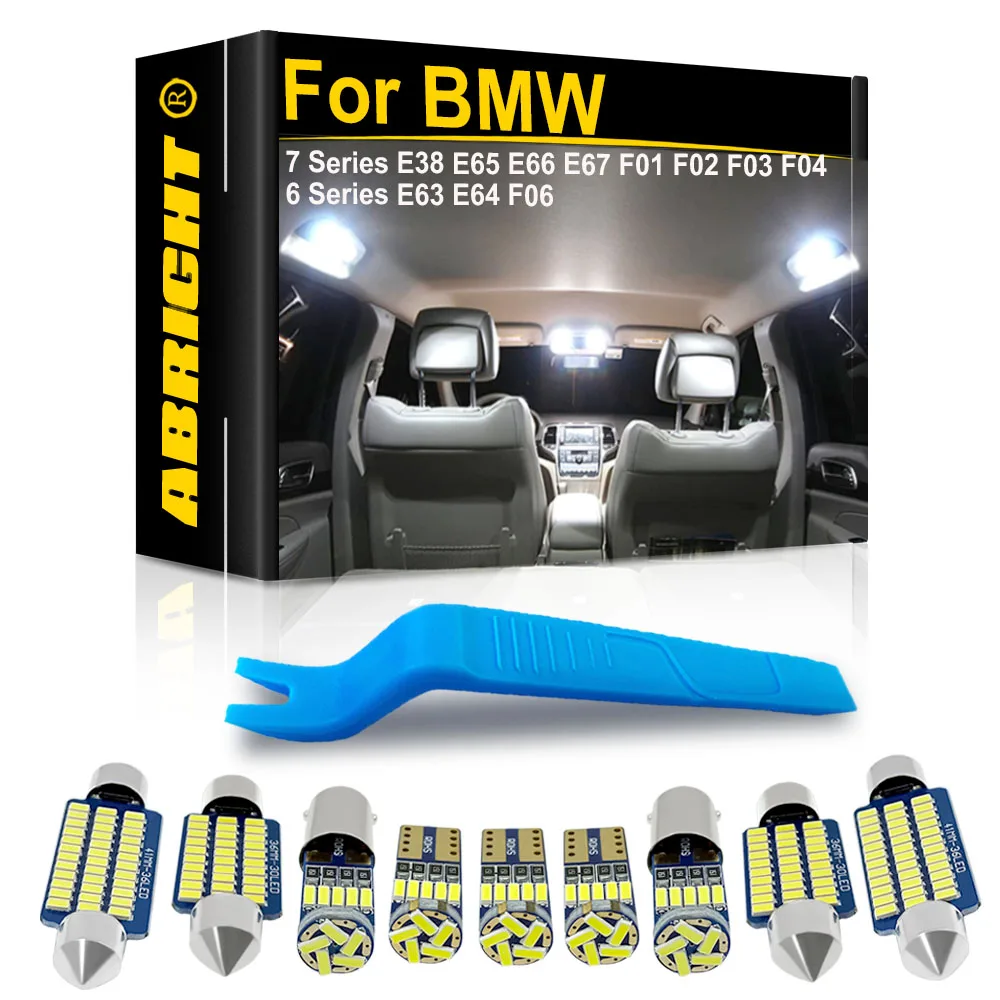 

Car Interior LED Light For BMW 6 7 Series E63 E64 F06 E38 E65 E66 E67 F01 F02 F03 F04 Coupe Parts Accessories Indoor Lamp Canbus