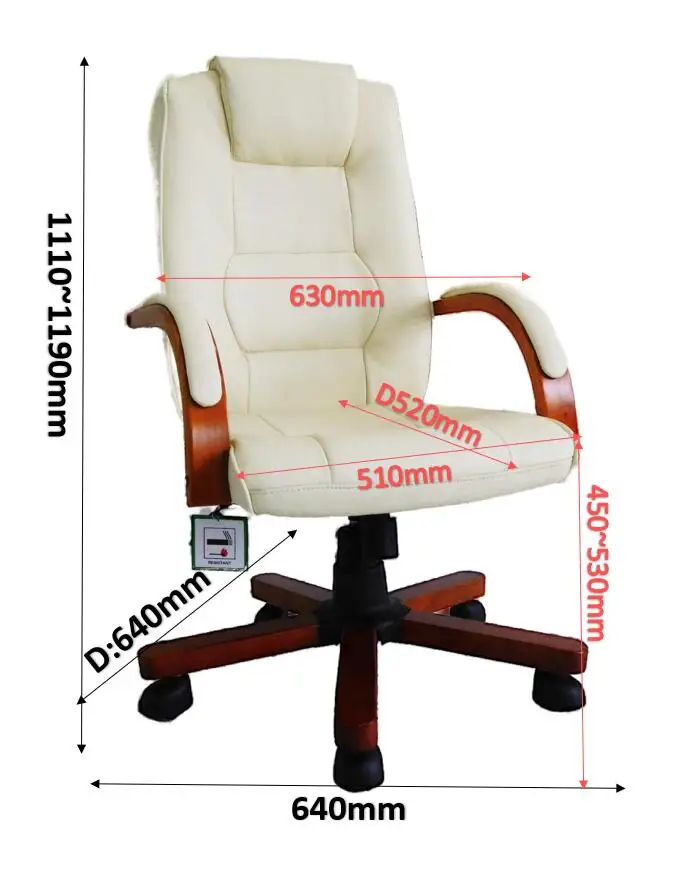 Adjust High Back Executive Luxury Boss Swivel Computer Executive Luxury Director Leather Office Chairs