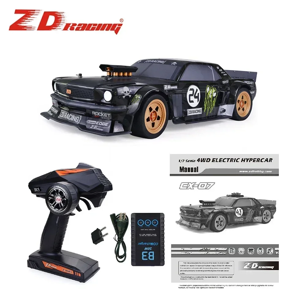 

ZD Racing EX07 1/7 4WD High-speed Remote Control car Model Professional Flat Sports Electric