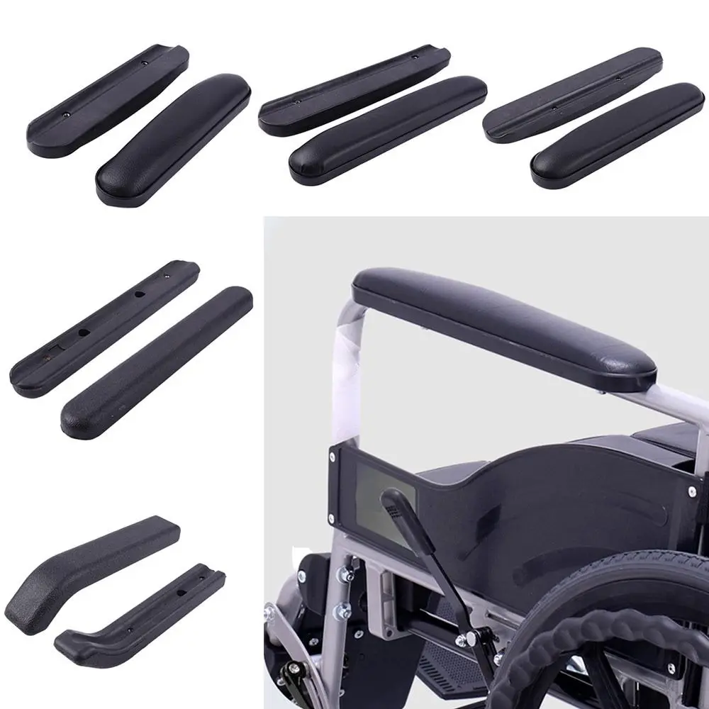 Leather Sponge Wheelchair Armrest Replacement with Screw Wheelchair Arm Pads Cover Wheelchair Armrest Pad Wheelchair Accessories