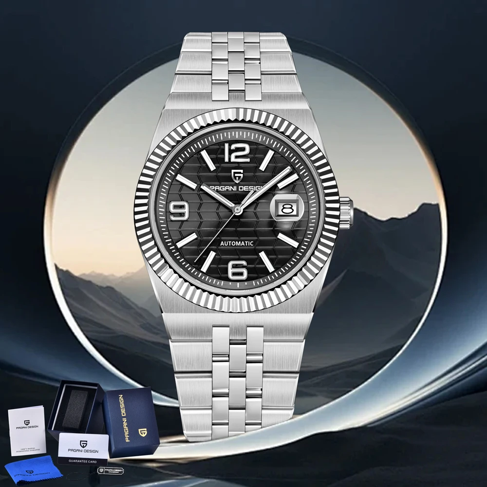 

PAGANI DESIGN 2025 new 40.5mm luxury mechanical men's watch men's gift box 8215 movement sapphire crystal waterproof men's watch