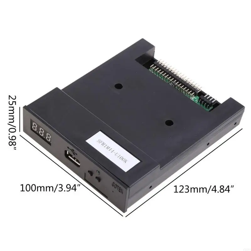 C63A GOTEX SFR1M44_U100K 1.44MB USB SSD Floppy Drive Emulator 3.5”32-Bit 34pin CPU Industrial Controllers Floppy Disk Driver