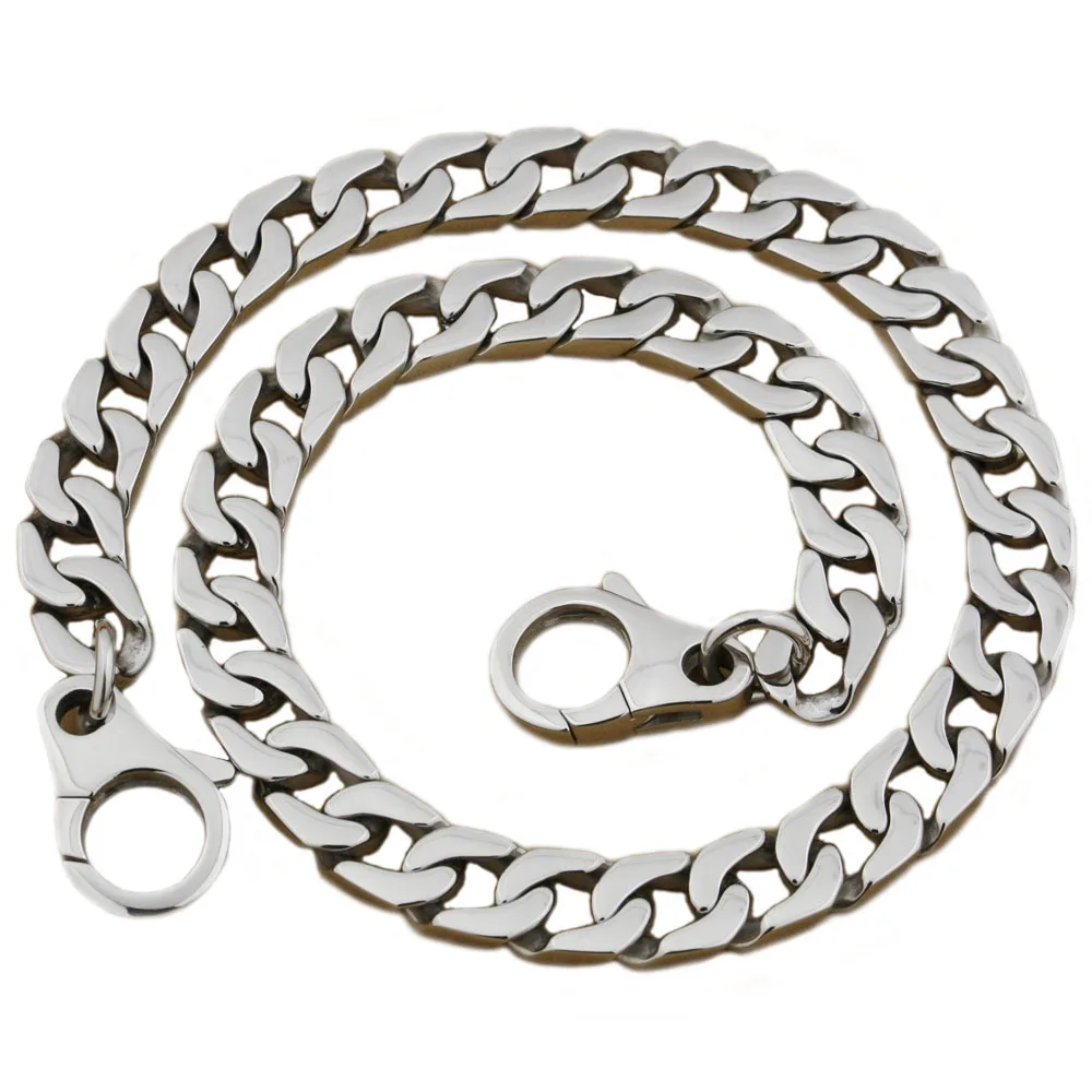 Stainless Steel Biker KeyChain Rock Wallet Chain Punk DIY Accessories 5C015WC