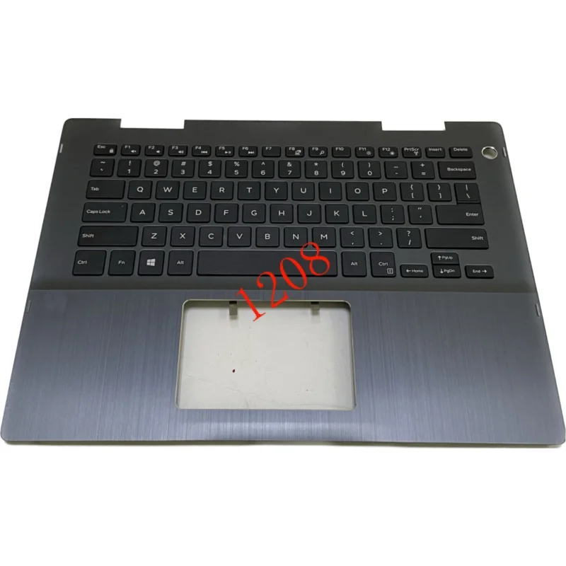 

New For Dell Inspiron 14 5481 Palmrest Upper Case Keyboard Gray 09VMHF