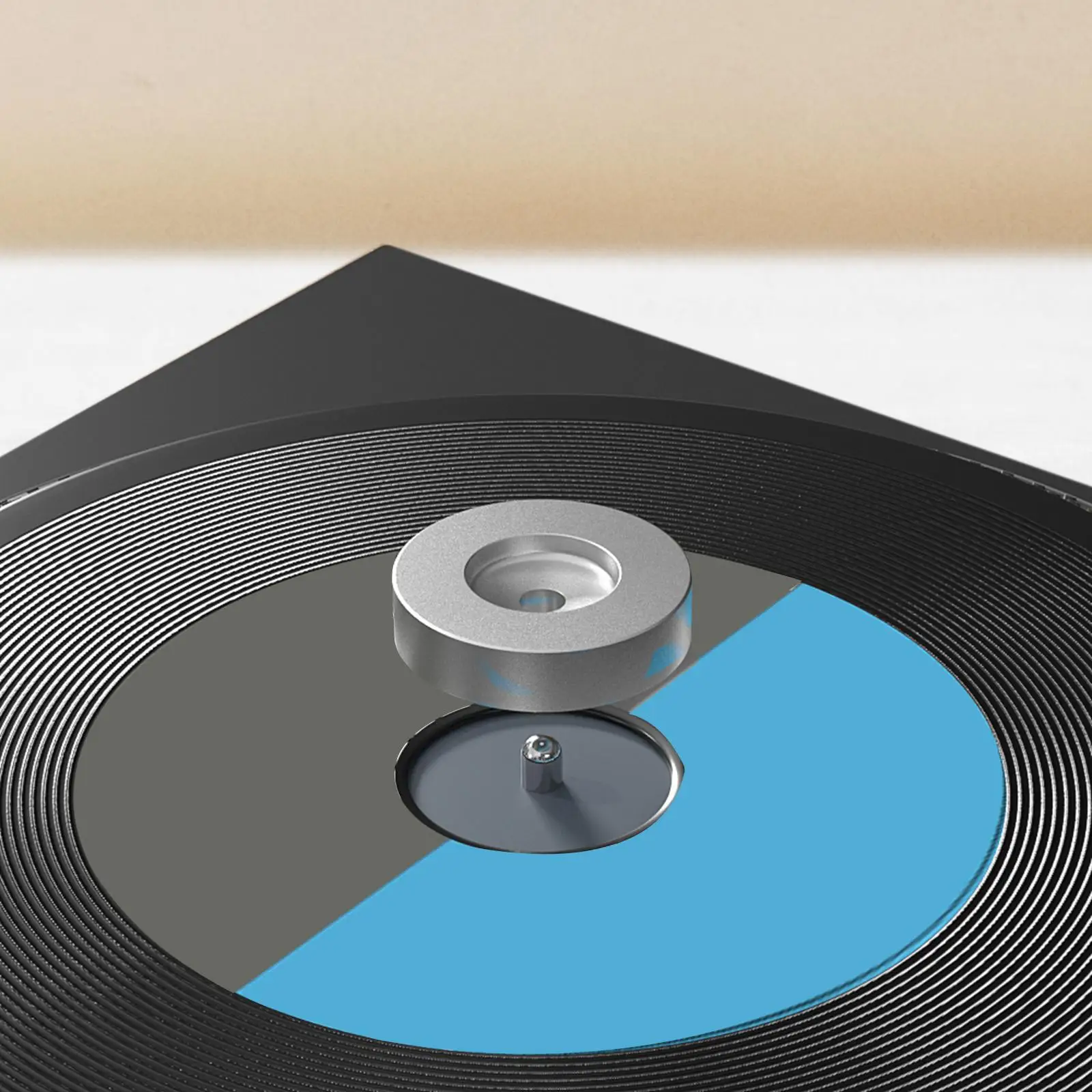 45 RPM Adapter Stable Phonograph Vinyl Center Adapter Accessories Sound Aluminum Record Stabilizer Vinyl Record Adapter Home Use