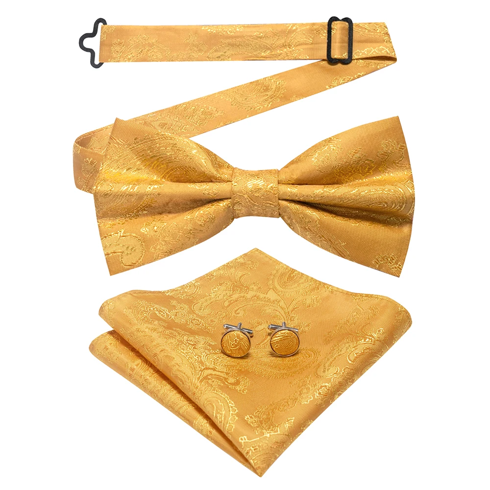 East epische neue Mode blau grün Paisley Fliege Set für Männer weiche Taschentuch Qualität Manschetten knopf Herren Accessoire Hochzeits geschenk – Detail 10