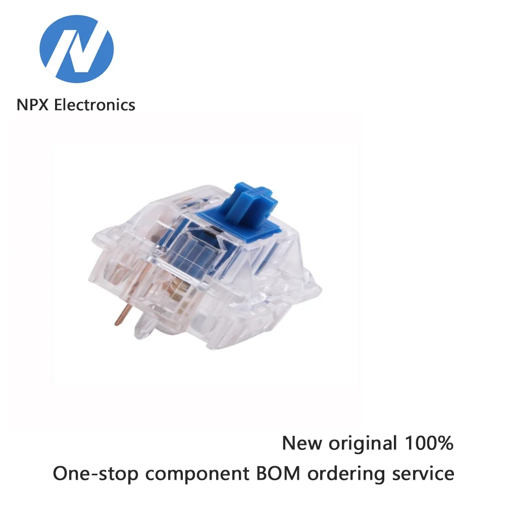 อะไหล่เพลาคีย์บอร์ดแบบกันฝุ่นไฮเทค สีน้ำเงิน