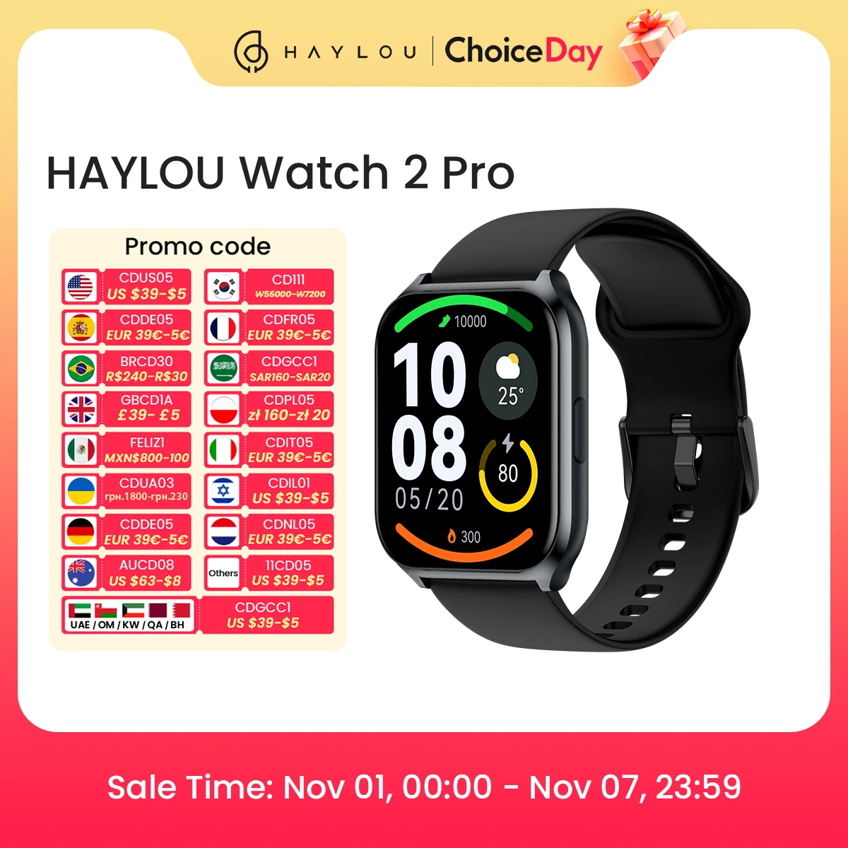 

HAYLOU Watch 2 Pro (LS02 Pro) Smartwatch 1.85inch Large Display 100 Workout Modes Smart Watch for Men Heart Rate Monitoring