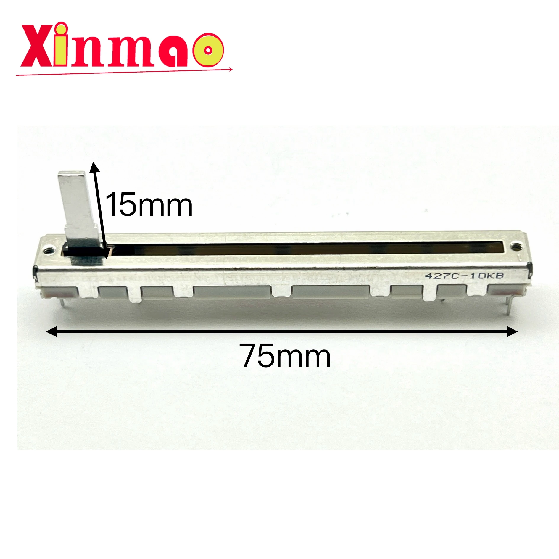 

Японский микшерный пульт ALPS с прямым скользящим потенциометром 75 мм B10K, одноосная длина 15 мм