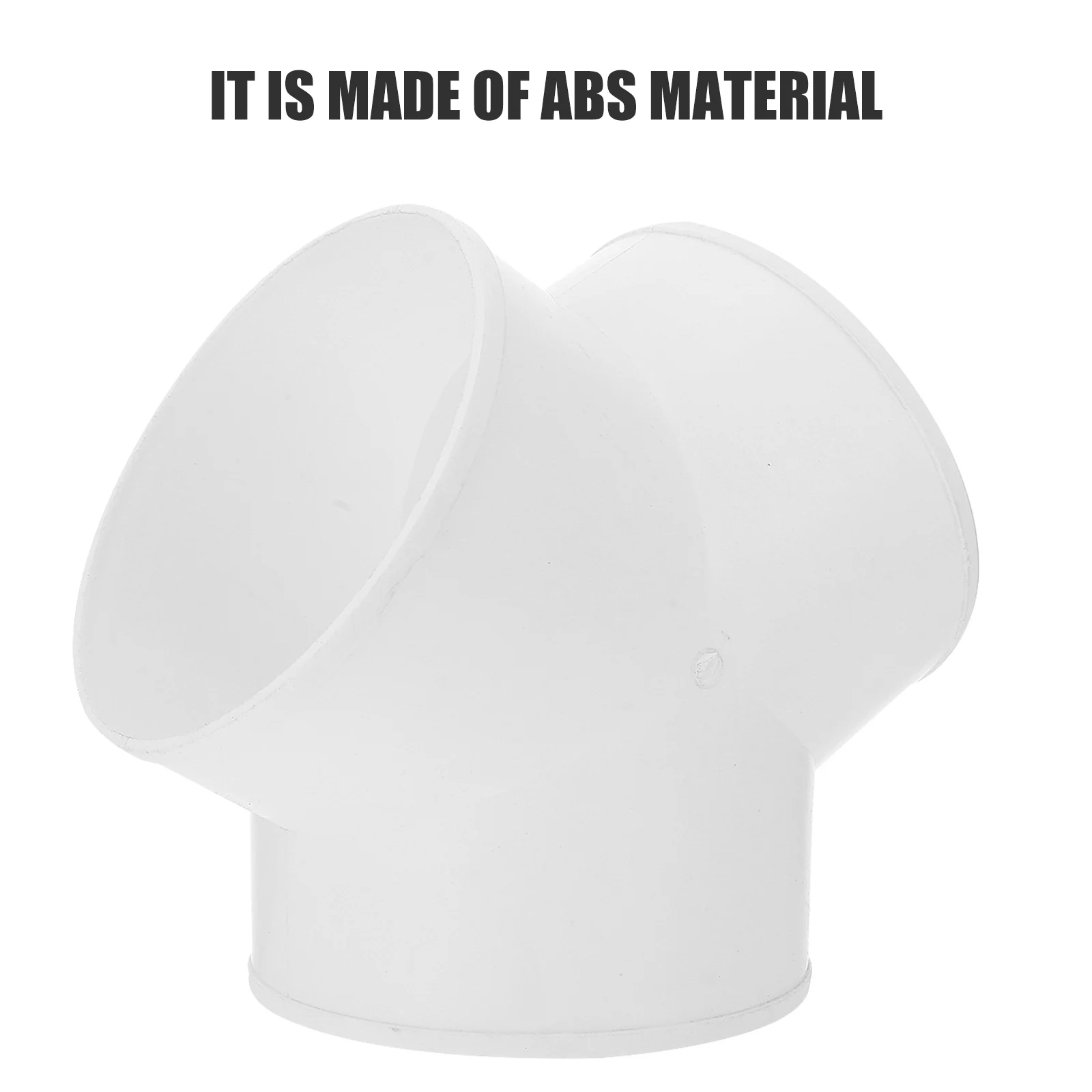 

Y Shape 100MM Duct Connector Exhaust Fan Accessories ABS Material Pipe Splitter Vent Parts Three Way Adapter Duct Fitting