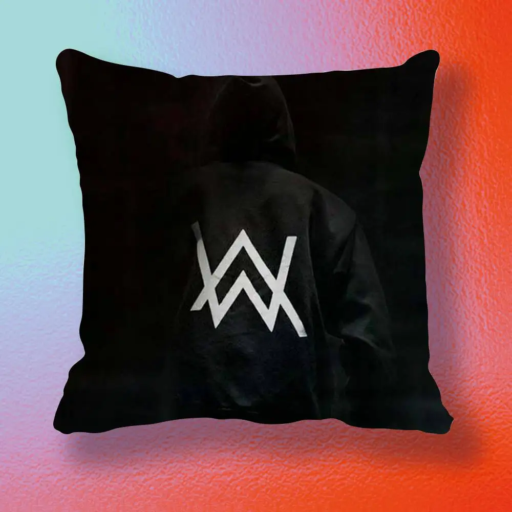 alan walker  Double-sided printed pillow cover Solid color minimalist pillowcase, fits all bedroom styles