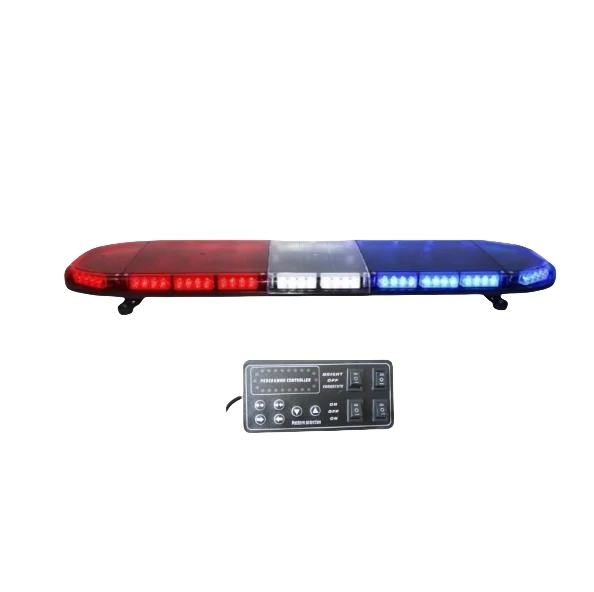 Feu d'avertissement de circulation de voiture d'urgence 120cm 88W, lumière stroboscopique Led de Police d'ambulance de camion de feu, balise flash de voiture, étanche