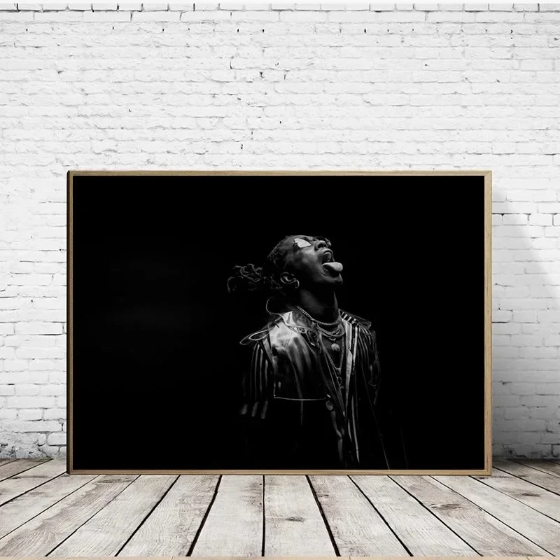 حائط لوح رسم صورة فنية الشباب البلطجة البوب الهيب هوب الراب ستار الملصقات والمطبوعات الموسيقى المغني الفني لغرفة المعيشة ديكور #3