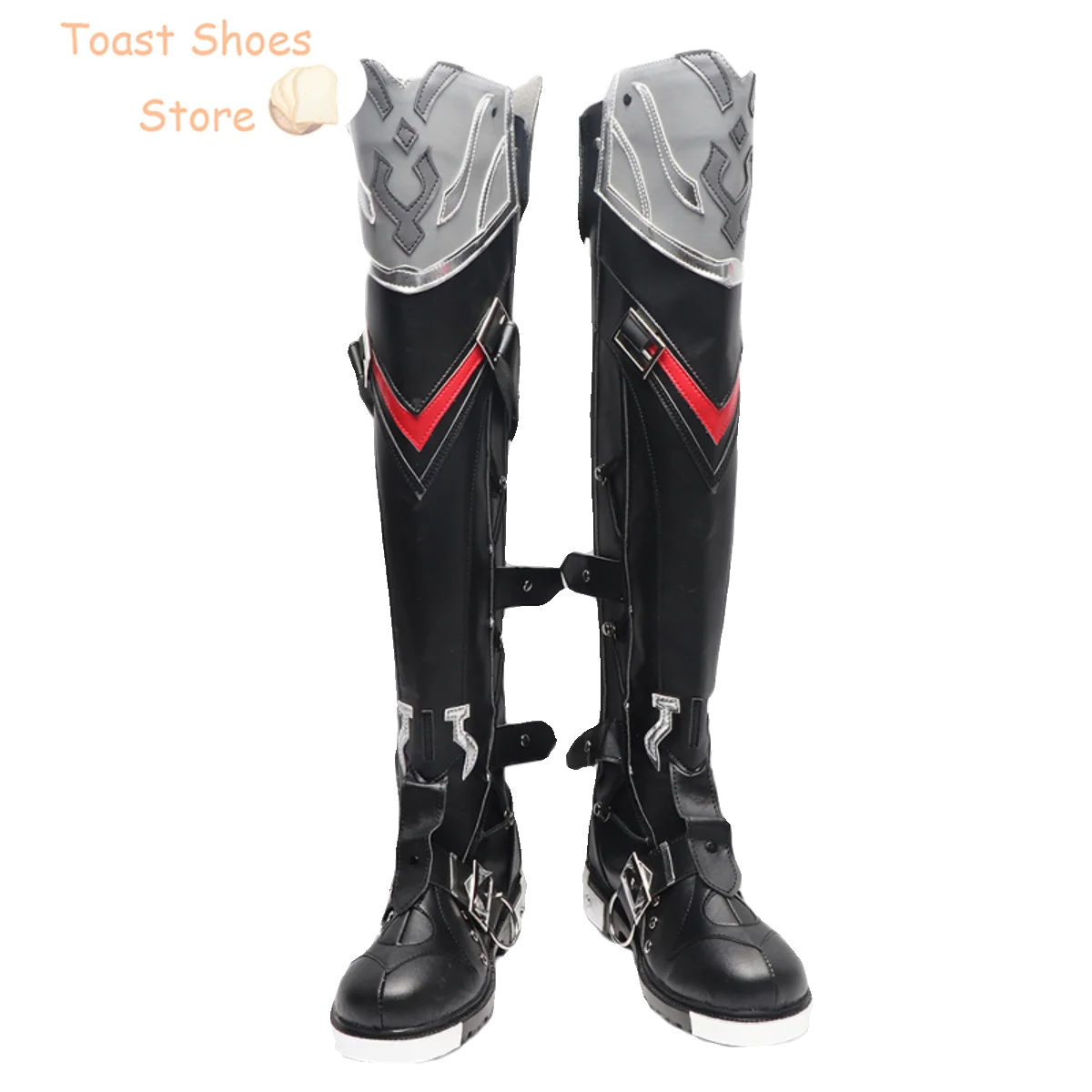 Genshin impact Wriothesley Cosplay Schuhe Halloween Karneval Stiefel Pu Lederschuhe Film Cosplay Requisiten Kostüm Requisite