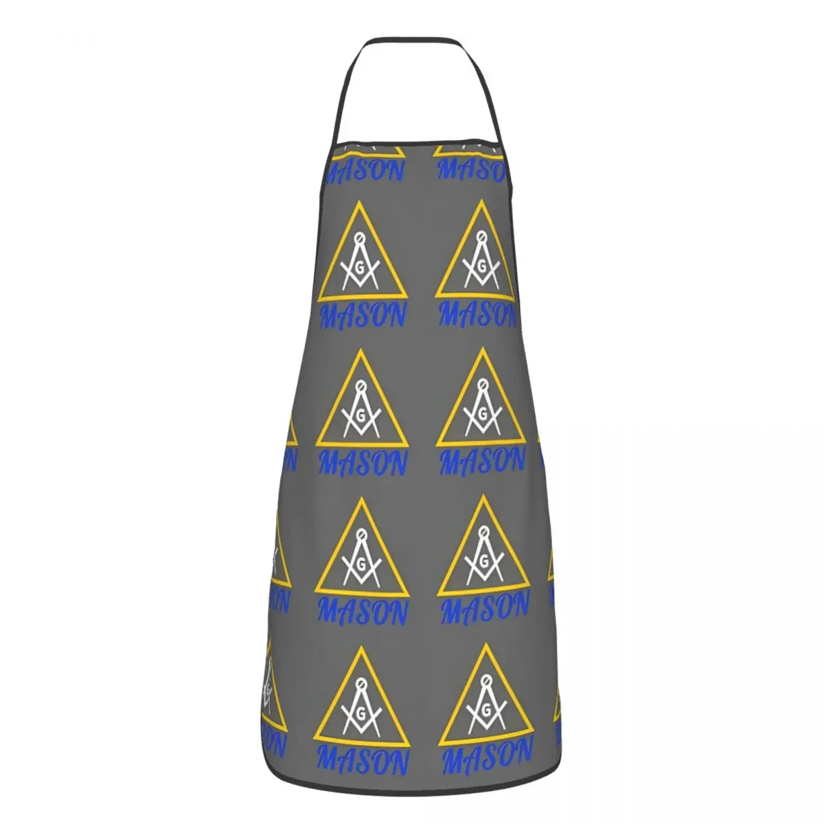 Custom Bib Mason Pyramid Angle Compass Aprons for Men Women Unisex Adult Chef Kitchen Cooking Freemason Tablier Cuisine Painting