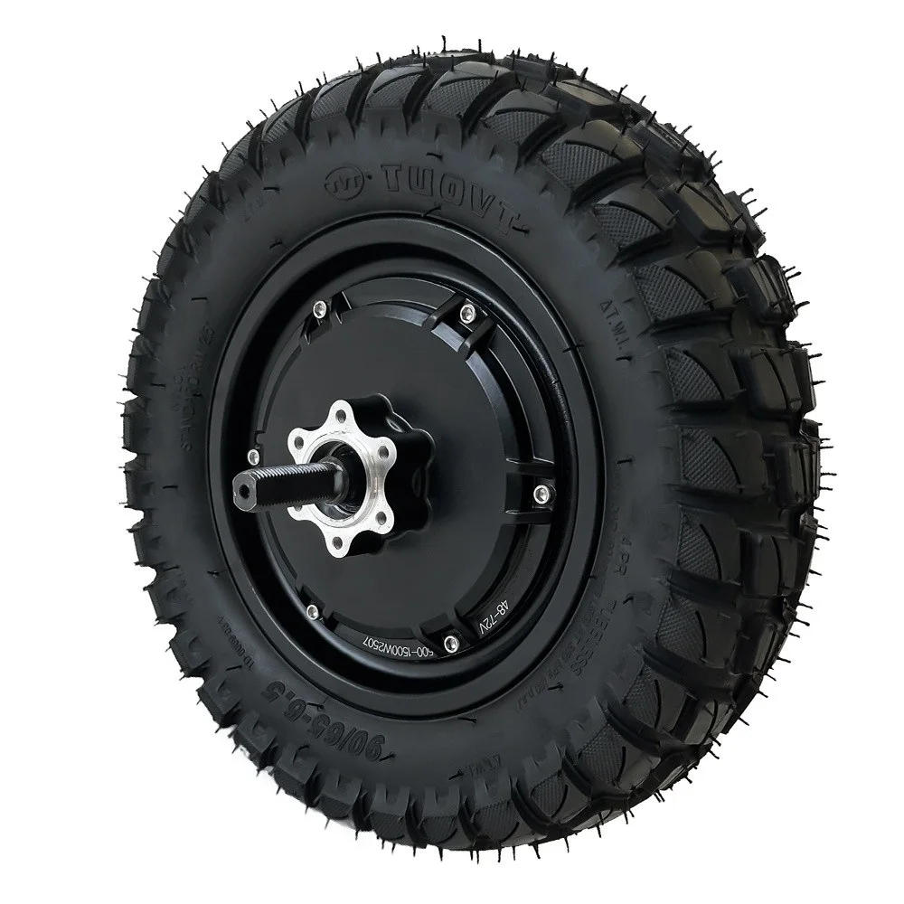 AliExpress NONE 11 inch Electric Scooter Brushless Hub Motor Bicycles Wheel Hub Vacuum Tire 90/65-6.5 48V 60V 72V 500W 1000W 1500W 1800W