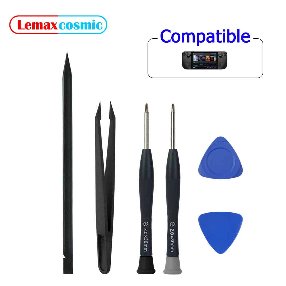 فتح أدوات التفكيك عدة لصمام سطح السفينة البخار ، المسيل للدموع أسفل إصلاح Spudger حدق ، باخرة SD ، 6 في 1 تحكم