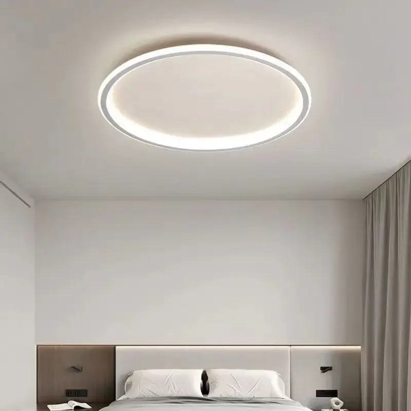 Luz LED de techo de 20/30CM, lámparas redondas con Control remoto para pasillo, sala de estar, escaleras, balcón, decoración del hogar, iluminación Led