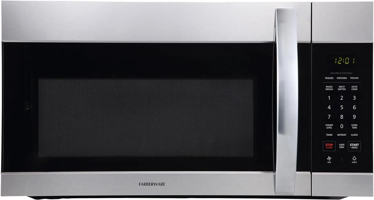 

Farberware Remote Microwave, 1000W - Auto-Reheat, Multi-Stage Cooking, Melting/Softening Function, Child Safety Lock