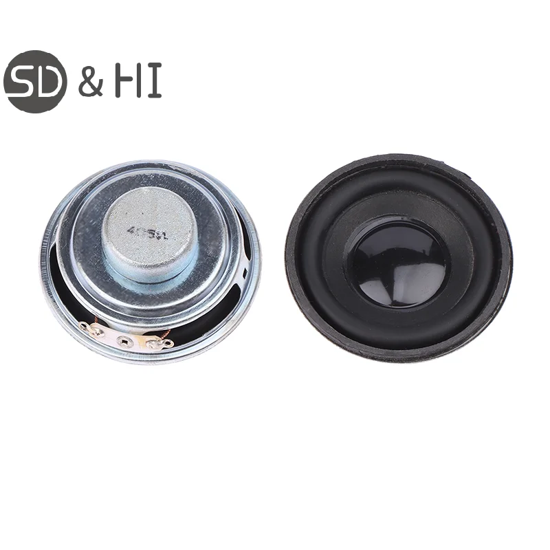 2PCS Mini Speaker 3W 4R Diameter 50MM Mini Amplifier Rubber Gasket Loudspeaker Trumpet 3 Watt 4 Ohm 5CM Speakers For Arduino Kit