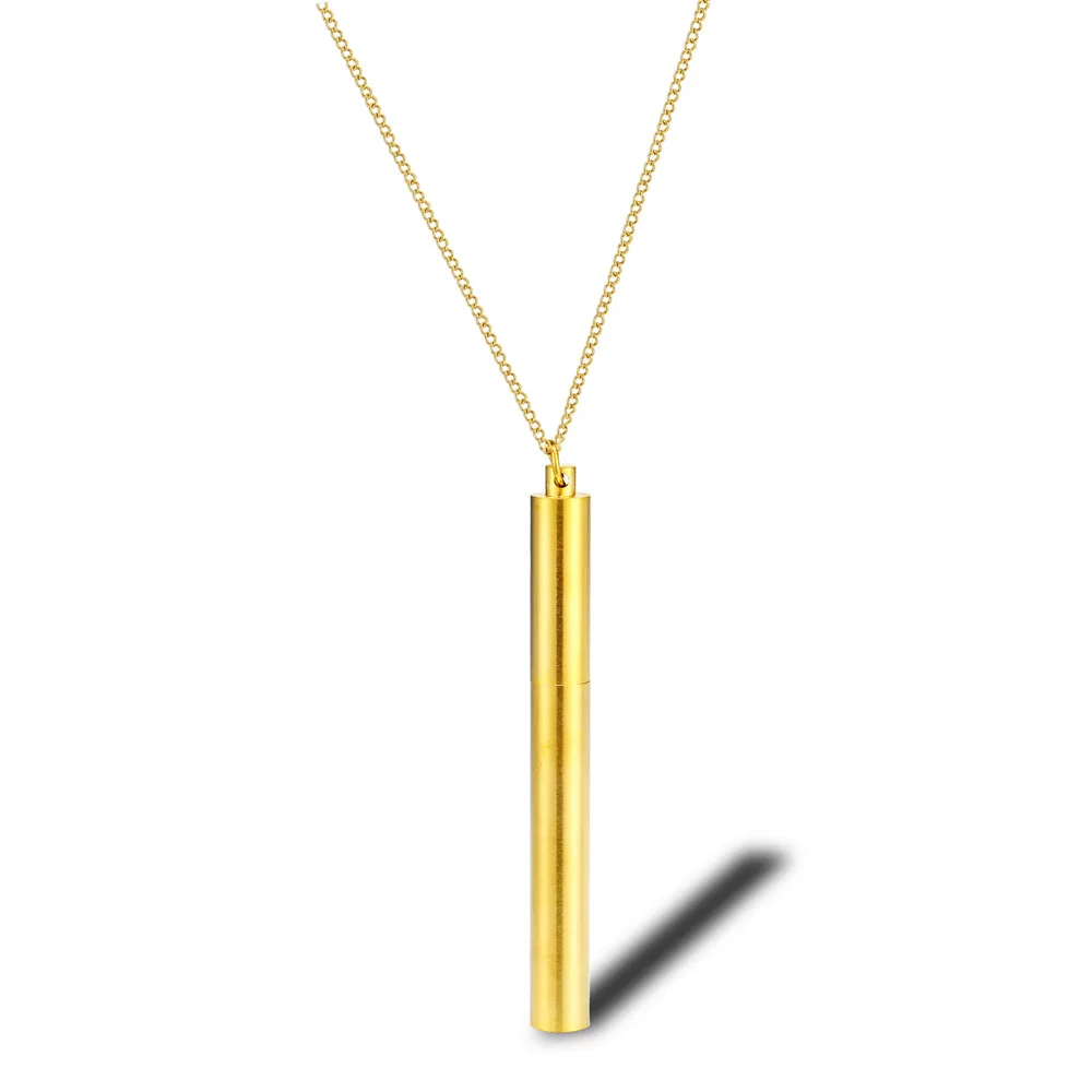 Geometrische Titan Stahl Anhänger Straße Hip Hop Cool Bounce Di Männer Frauen Mode Halsketten Schmuck – Detail 6